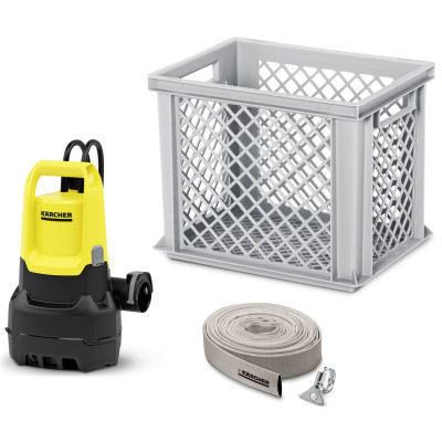 Насос дренажний KarcherSP 16.000 Flood Box 550Вт 16Куб·год висота 8м глибина 7м 4.85кг
