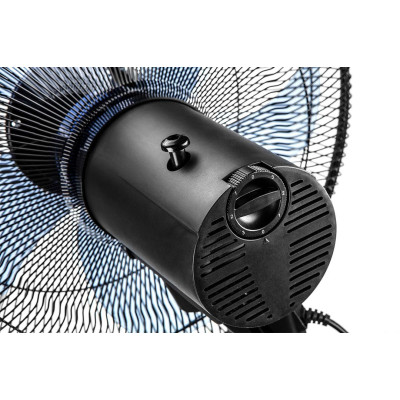 Вентилятор підлоговий Neo Tools NT01 професійний, 40см, 50Вт, опора кругла, двигун мідь 100%, чорний