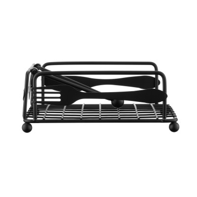 ARDESTO Серветниця Midori 18х18х7см, метал, чорна ARDESTO Серветниця Midori 18х18х7см, метал, чорна