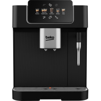 Кавомашина Beko 2.0л, зерно, ручний капучинатор, авторецептів - 5, чорний