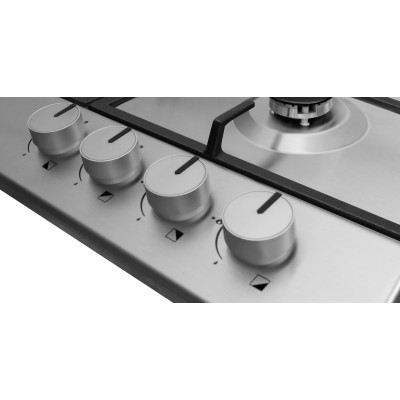 Комплект Hansa (духовка електрична + поверхня газова), чорний+нерж