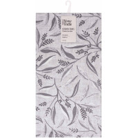 Рушник для кухні ARDESTO Grey leaves 50x68см, 100% бавовна, cірий