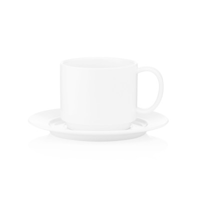 Чашка ARDESTO Prato, 280мл, порцеляна, білий