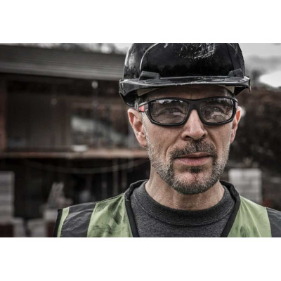 Окуляри захисні Milwaukee Performance, протиосколкові, лінзи-сірі, полікарбонат