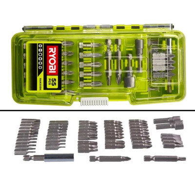 Ryobi Набір біт RAK55DK 55шт кейс