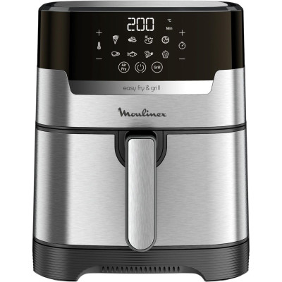 Мультипіч Moulinex EasyFry&Grill Digital, 1550Вт, чаша-4.2л, сенс. керув., пластик, сірий