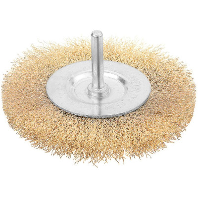 Щітка дискова Tolsen Профі, рифлений дріт 0.3мм, 50мм, хвостовиком 6.35мм(1/4