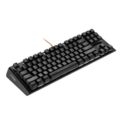 Клавіатура мембранна 2E GAMING KG355 87key, USB-A, EN/UA/RU, LED, чорний (2E-KG355UBK)