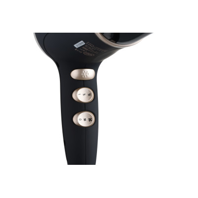 Фен ARDESTO Gemini HD-522, 1800-2200Вт, 2 швидкості, 3 темпер. режими , функція Cool Shot, чорний