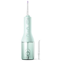 Іригатор Philips портативний Sonicare Cordless Power Flosser 3000, чохол, 2 насадки, м'ятний