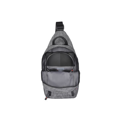 Рюкзак-слинг, Wenger Console Cross Body Bag, серый Рюкзак-слинг, Wenger Console Cross Body Bag, серый