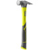Молоток столярний Ryobi RH16FSS 450г магнітний утримувач руків'я скловолокно