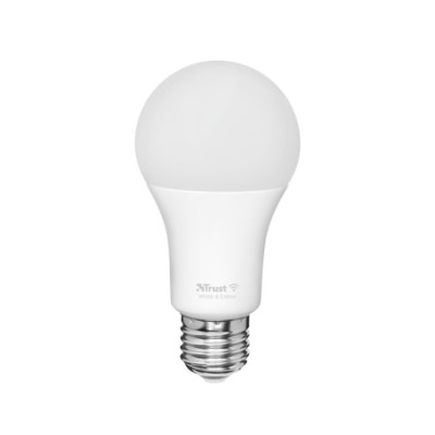 Trust Лампа розумна E27 470 Lumen, 1800-6500k, RGBCW, білий