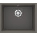 Мийка кухонна Deante Corda, граніт, квадрат, без крила, 550х460х204мм, чаша - 1, вбудована, антрацит