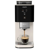 Кавомашина Krups Coffee Crush, 1.8л, зерно, ОLED дисплей, авторецептів - 2, метал, чорно-бежевий Кавомашина Krups Coffee Crush, 1.8л, зерно, ОLED дисплей, авторецептів - 2, метал, чорно-бежевий
