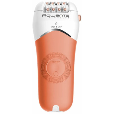 Епілятор Rowenta Aquasoft Wet&Dry пінцетний, акумуляторний , пінцет.-24, волог.+сух., насадок-3, кораловий Епілятор Rowenta Aquasoft Wet&Dry пінцетний, акумуляторний , пінцет.-24, волог.+сух., насадок-3, кораловий