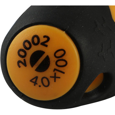 Викрутка Tolsen Ерго плоска, SL4x100мм, сталь CrV Викрутка Tolsen Ерго плоска, SL4x100мм, сталь CrV