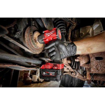 Гайковерт ударний акумуляторний Milwaukee M18 FMTIW2F12-502X 18В АКБ 2х5А·год 0-2575об/хв 881Нм 1/2