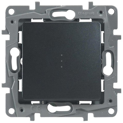 Перемикач з підсвіткою Legrand Etika, антрацит Перемикач з підсвіткою Legrand Etika, антрацит