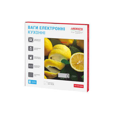 ARDESTO Ваги кухоннi SCK-893LEMON ARDESTO Ваги кухоннi SCK-893LEMON