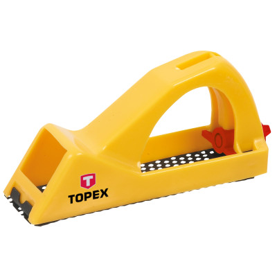 Рубанок ручний TOPEX, обдирний, пластик, 140мм