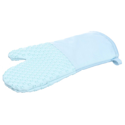 Рукавичка-прихватка ARDESTO Tasty Baking, 35х19см, силікон, бавовна, блакитний