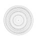 Тарілка ARDESTO Verbena, 24.5см, скло, прозорий