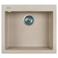 Мийка кухонна Adamant Univer, штучний камінь, квадрат, без крила, 560х500х200мм, чаша - 1, врізна, Avena