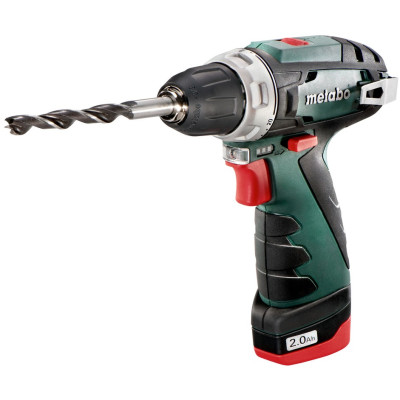 Шурупокрут-дриль акумуляторний Metabo BS Basic 12В 2x2А·год 17·34Нм 0-360·0-1400об/хв 0.95кг Шурупокрут-дриль акумуляторний Metabo BS Basic 12В 2x2А·год 17·34Нм 0-360·0-1400об/хв 0.95кг