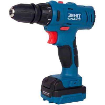 Шурупокрут-дриль акумуляторний Зеніт Профі ЗПША-12/15 DFR/B 12В 2х1.5А·год 25Нм 350·1500об/хв 1кг Шурупокрут-дриль акумуляторний Зеніт Профі ЗПША-12/15 DFR/B 12В 2х1.5А·год 25Нм 350·1500об/хв 1кг