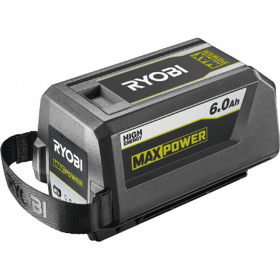 Ryobi Акумулятор RY36B60B MAX POWER HIGH ENERGY, 36В, 6А•год, 1.82кг Ryobi Акумулятор RY36B60B MAX POWER HIGH ENERGY, 36В, 6А•год, 1.82кг