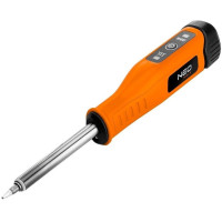 Neo Tools Паяльник акумуляторний, 2500мАг, 4В, 450°С, вбудований світлодіодний ліхтар Neo Tools Паяльник акумуляторний, 2500мАг, 4В, 450°С, вбудований світлодіодний ліхтар