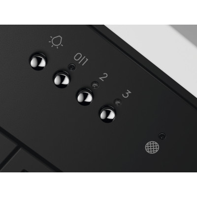 Витяжка Electrolux вбудована, 60см, 600м.куб/год., чорний