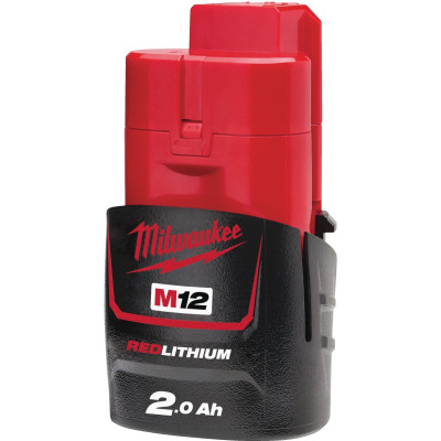 Набір акумулятора та зарядного пристрою Milwaukee NRG-502 12В 1х2А·год Redlithium M12 18В 2х5А·год Redlithium M18 ЗП M12-18FC