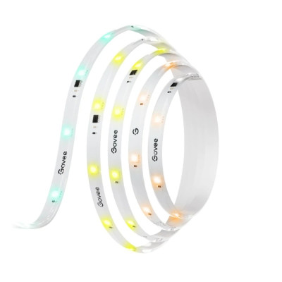 Govee Стрічка світлодіодна розумна H619A RGBIC Basic Wi-Fi + Bluetooth LED Strip Light With Protective Coating 5м Білий Govee Стрічка світлодіодна розумна H619A RGBIC Basic Wi-Fi + Bluetooth LED Strip Light With Protective Coating 5м Білий