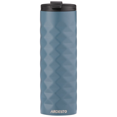 Термочашка ARDESTO Bright City, 400мл, нержавіюча сталь, синій темний Термочашка ARDESTO Bright City, 400мл, нержавіюча сталь, синій темний