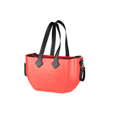 Сумка Nuvita MyMia ручки еко-шкіра, килимок, ремені для коляски, червоно-чорний