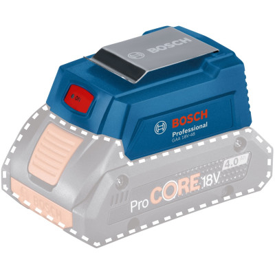 Адаптер USB для батареї Bosch Professional GAA 18V-48 2.4А