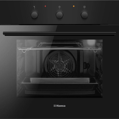 Духовка электр. Hansa, 60см, 62л, A,  гриль , емаль легкого очищення, чорний Духовка электр. Hansa, 60см, 62л, A,  гриль , емаль легкого очищення, чорний