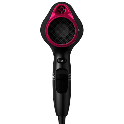 Фен Panasonic, 2000Вт, 4 режими, дифузор, іоніз-я, хол. обдув, чорно-рожевий