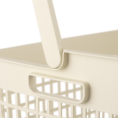 Кошик для білизни ARDESTO 38x29.5x33см, 26л, пластик PP, бежевий