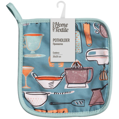 Прихватка ARDESTO Cookery 20х20см, 90% поліестер, 10% бавовна