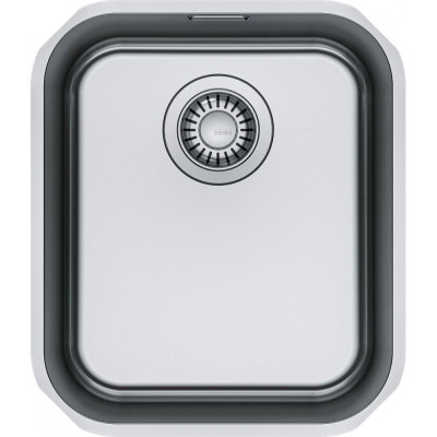 Мийка кухонна Franke Smart, нерж.сталь, прямокутник, без крила, 341х401мм, чаша - 1, монтаж під стільницю, SRX 110-34, нерж поліров.