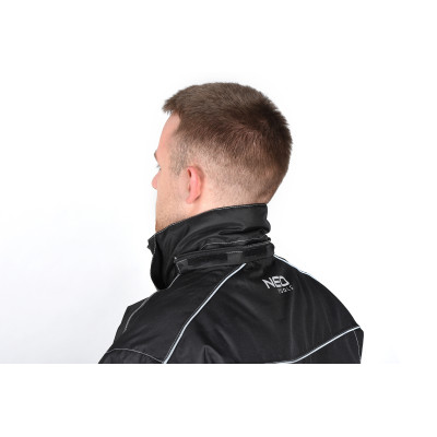 Куртка робоча Neo Tools Oxford Warm, зимова, утеплена, водостійка, світловідбивні елементи, S(48), чорний