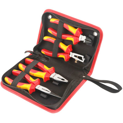 Набір інструментів Tolsen Premium, діелектричний, для електрика 1000В, 4шт