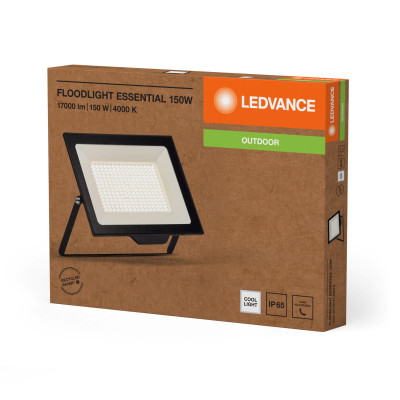 LEDVANCE Прожектор ESSENTIAL 150Вт 17000 Лм 4000K чорний