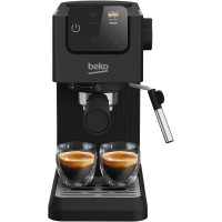 Кавоварка Beko ріжкова 1.1л, мелена, ручний капучинатор, підігрів чашок, авторецептів - 2, дисплей, чорний Кавоварка Beko ріжкова 1.1л, мелена, ручний капучинатор, підігрів чашок, авторецептів - 2, дисплей, чорний