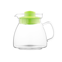 Termisil Заварник Maja, 1250мл, бочка, боросилікатне скло+пластик, лайм Termisil Заварник Maja, 1250мл, бочка, боросилікатне скло+пластик, лайм