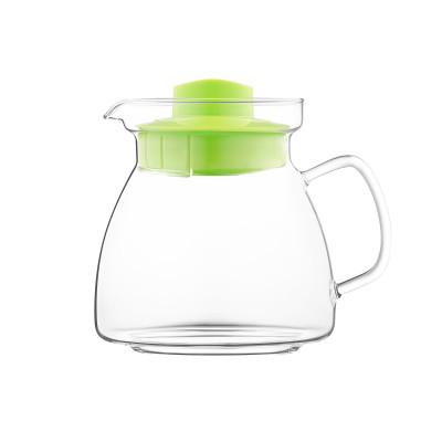 Termisil Заварник Maja, 1250мл, бочка, боросилікатне скло+пластик, лайм Termisil Заварник Maja, 1250мл, бочка, боросилікатне скло+пластик, лайм