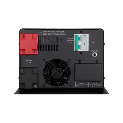 Инвертор 2E HI2500, 2500W, 24V - 230V, LCD, AVR, Terminal in&out 2E-HI2500